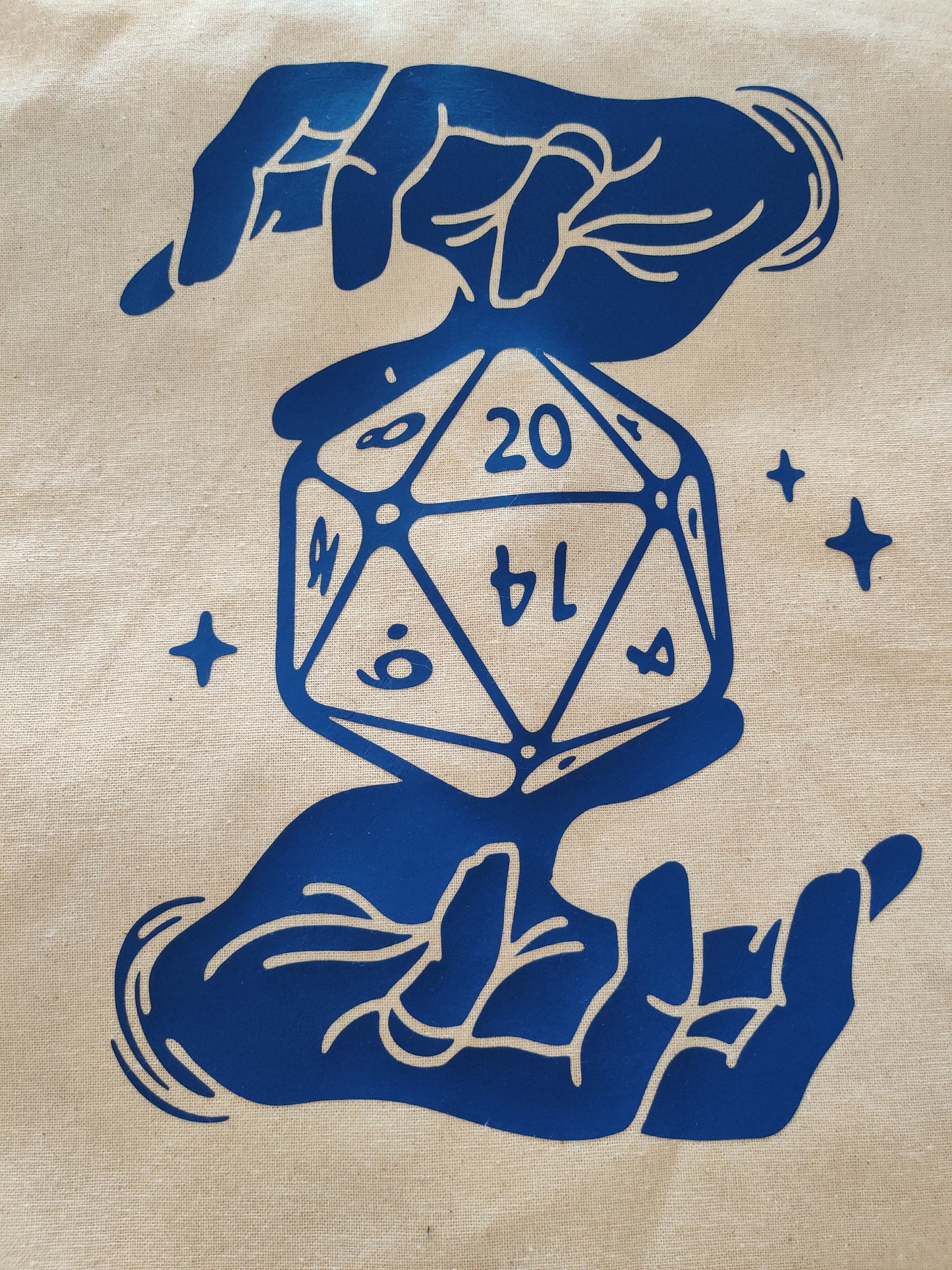 Tote-bag Dés 20 D&D JDR